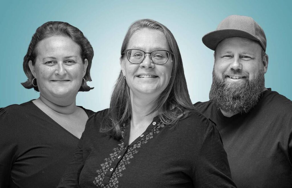 IQoro kundsupport - Ana, Carina och Jörgen